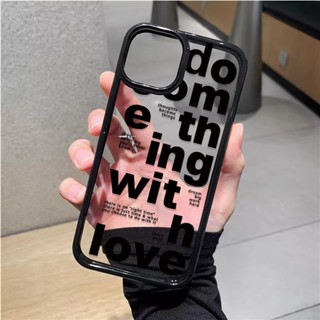 เคสโทรศัพท์มือถืออะคริลิคใส แบบแข็ง ลายแฟชั่น สําหรับ iphone 14promax 11 13 12 7Plus 8 X XS Max