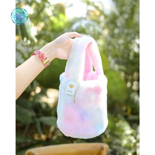 ۩ 【เสียงระเบิด】♈▦Fluffy Tank Bag กระเป๋าถือคล้องมือ​ กระเป๋าสุดคิวส์ กระเป๋าแฟชั่น สุดฮิต กระเป๋าfluffy   ใช้ได้ทุกโอกาส