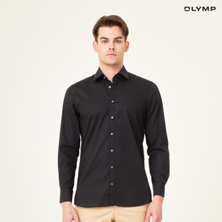 ภาพหน้าปกสินค้าOLYMP Level Five Shirt เสื้อเชิ้ตชาย สีดำ ผ้าเรียบ ทรงพอดีตัว ยืดหยุ่นได้ดี รีดง่าย ซึ่งคุณอาจชอบสินค้านี้