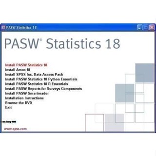 โปรแกรม IBM SPSS 18 โปรแกรมวิเคราะห์ทางสถิติ ยอดนิยม