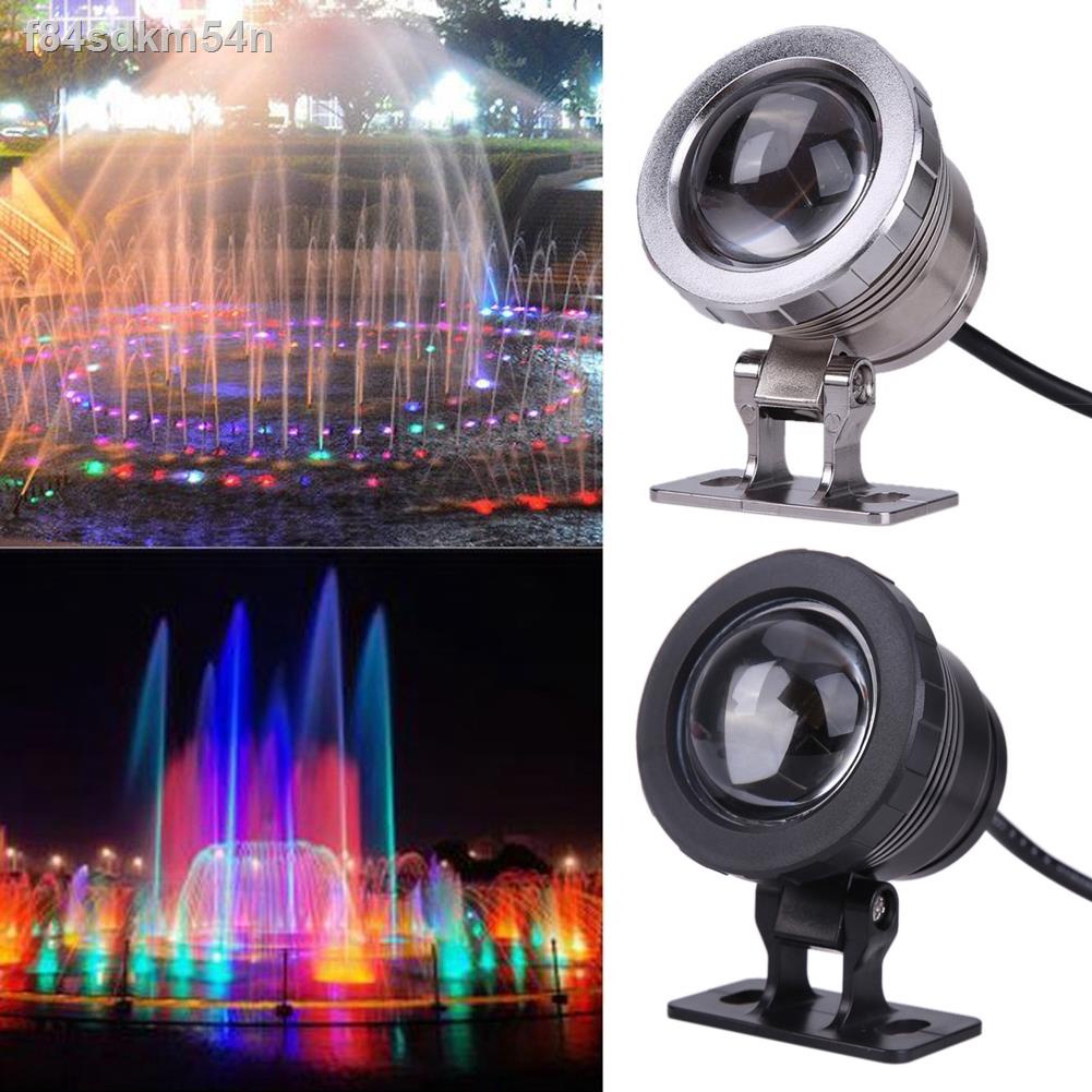 10W Pool Underwater Light Lamp Remote Control UV Pond RGB | Shopee Thailand