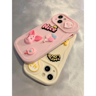 เคสโทรศัพท์มือถือ ลายการ์ตูนวินนี่ เดอะ พูห์ พิกเล็ต ดึงเลนส์ สําหรับ iPhone 11 12 13ProMax 14 14promax i11 i12 i13 i14