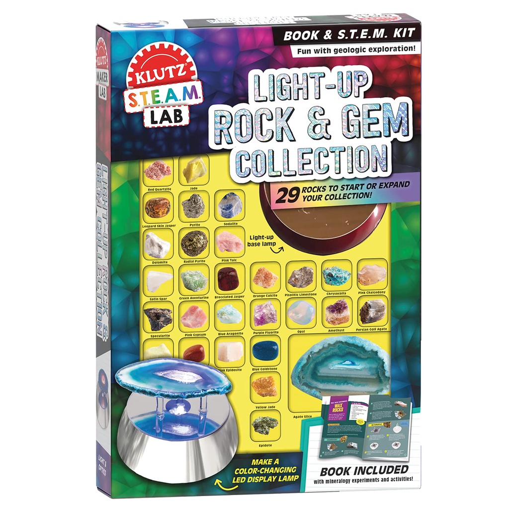 หนังสืออังกฤษใหม่ Light-Up Rock & GEM Collection (Klutz Maker Labs ...