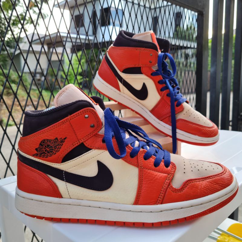 รองเท้ามือสอง-nike-air-jordan-mid-team-orange-size-41-26-cm-รองเท้าผ้าใบ