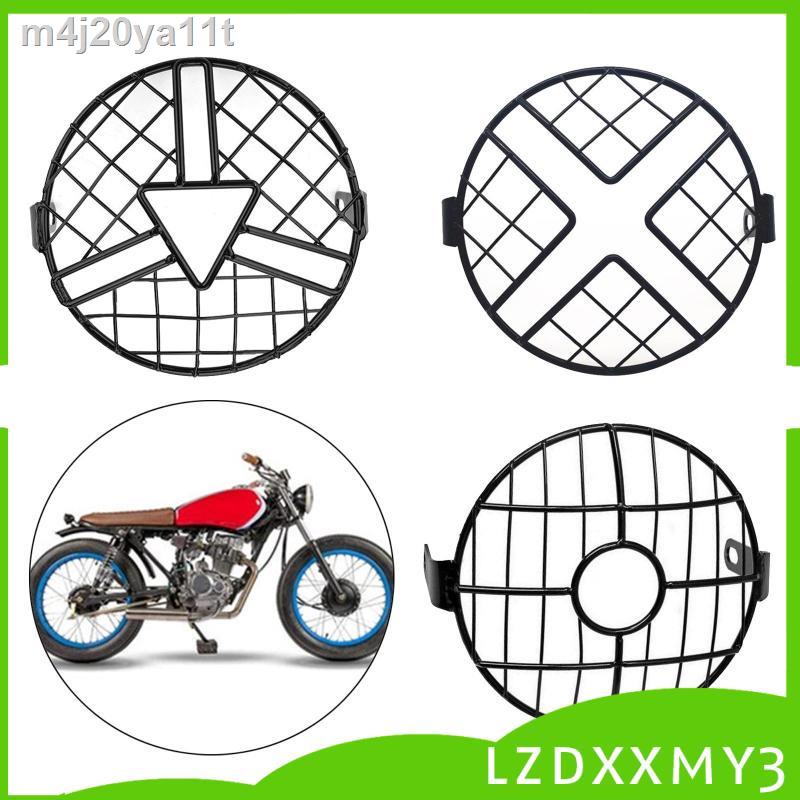 [lzdxxmy3] 6.5 inch Motorcycle Headlight Grill Guard for Cafe Racer X ...