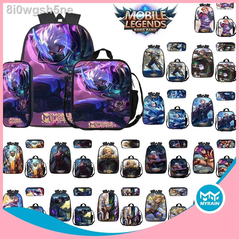 Mobile Legends BangBang Student Bag Korean Student Backpack Bag ...