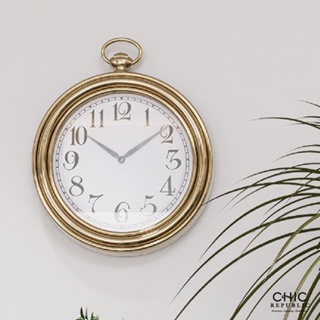 CHIC REPUBLIC DORIENNE,นาฬิกาติดผนัง  - สี ทองแดง