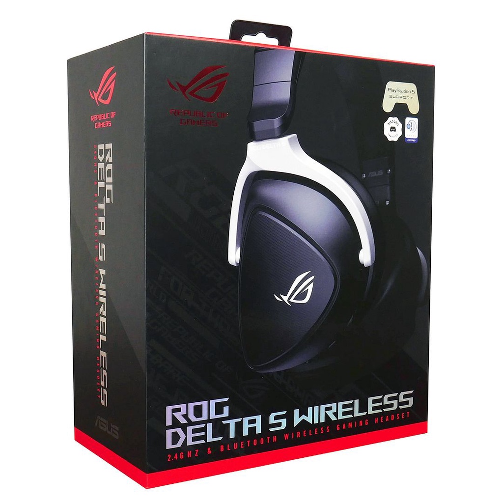 Asus ROG Delta S Wireless Lightweight Gaming Headset (Black) - 2.4GHz ...