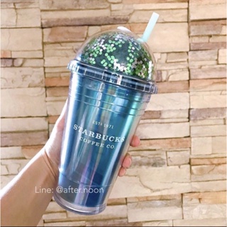 🍀 [ พร้อมส่ง] โดมกริตเตอร์ Starbucks แท้💯‼️