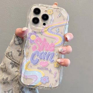 เคสโทรศัพท์มือถือแบบนิ่ม ใส ลาย SheCan แฟชั่น สําหรับ iphone 14 pro Max 11 13 12 7Plus 8 X XS Max