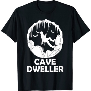 Cave Dweller Funny Caving - Caver Speleology Spelunking T-shirt : เสื้อผ้า รองเท้า และเครื่องประดับ