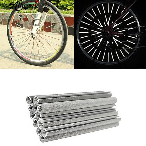 12pcs-จักรยานจักรยานเตือนแสงสะท้อน-spoke-สะท้อน-reflective-strip