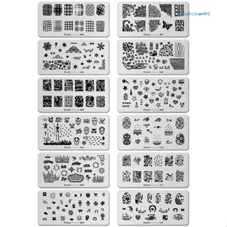 แม่แบบแคลเซียม รูปทรงแตกต่างกัน สําหรับตกแต่งเล็บ Diy จํานวน 1 ชิ้น