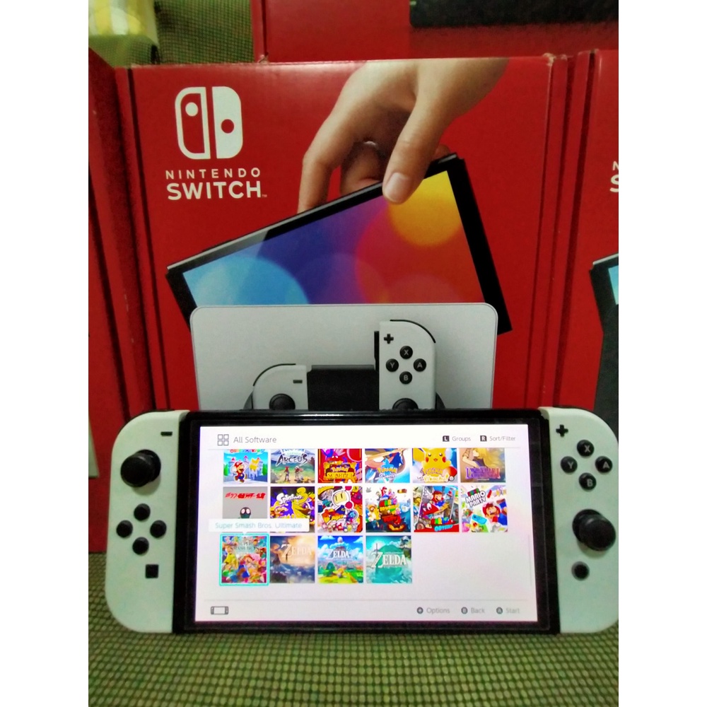 Nintendo Switch V1 V2 OLED แปลง CFW Atmosphere พร้อมเมม 128G - 256 ...