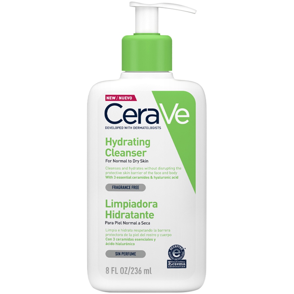 cerave-hydrating-cleanser-236-ml-ผลิตภัณฑ์ทำความสะอาดผิวหน้าและผิวกาย