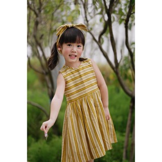 Cooper stripe girl dress