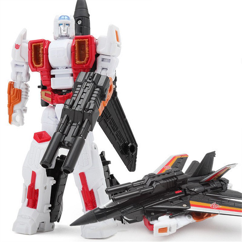 Haizhixing 6 IN 1 NEW Transformation Toys Anime Devastator Action Figure KO G1 Robot Aircraft Engineering Vehicle Model Boy Kids main image 0