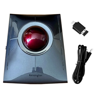 Kensington K72080WW SlimBlade Pro Trackball Wired+Wireless Mouse (Black)