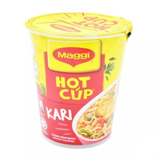 10 Cups Maggi Curry Hot Cup Instant Noodles 59g