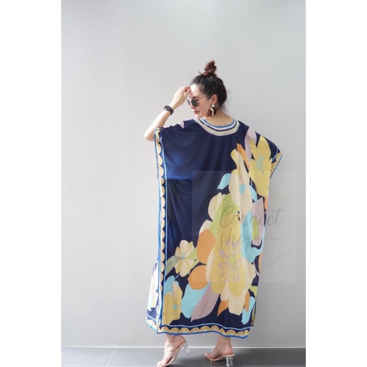 ทักก่อนสั่ง-เดรสคอวี-ทรงค้างคาว-oversize-อก58-connect