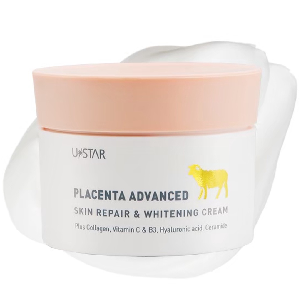 u-star-placenta-advanced-skin-repair-amp-whitening-cream-100-g-ครีม