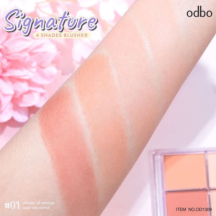 odbo-signature-4-shades-blusher-10-g-บลัชเชอร์