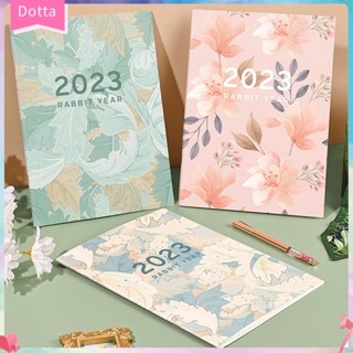 (dottam) Multiple Styles Diary Notebook School Supplies 2023 12 Months Agenda Planner Schedule Notebook Color Printing