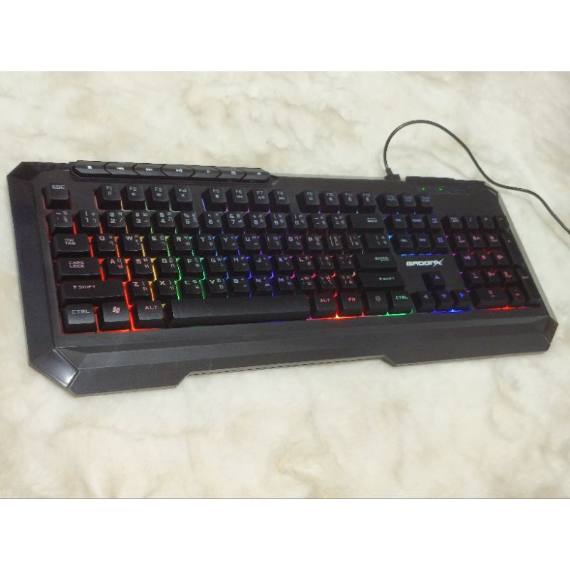 Keyboard Gaming GADONX GK-8740 ของใหม่ ไม่มีกล่องแพ็คเกจ คีย์บอร์ดเกม ...