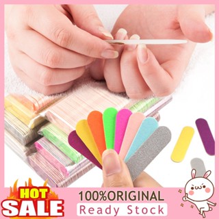 [B_398] 100Pcs Nail Files Double-Sided Nail Care Manicure Nail Art Buffer Dead Skin Polishing Grinding Tool Nail Supplies