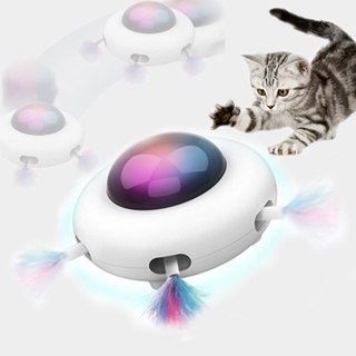ของเล่นแมวอัตโนมัติ,ของเล่นคละแบบพลังงานไฟฟ้าสำหรับลูกแมวแมวพวงมาลัยอัตโนมัติ