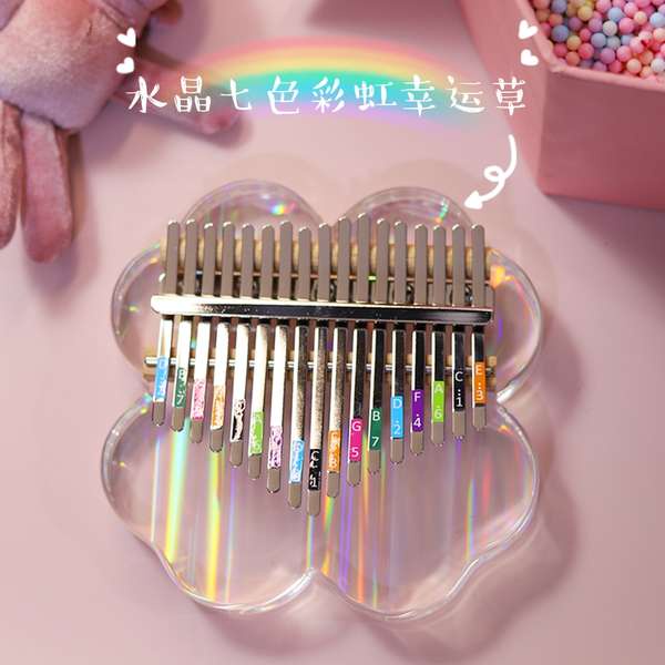 คาลิมบา 17 คีย์ คาริมบา Hallux Piano Crystal Girl Kalimba 21 Tone Gift Girl 17 Tone Finger Mu