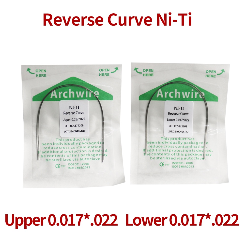2Packs Reverse Curve NT Wire Green Packing (1Pack Upper+1Pack Lower ...
