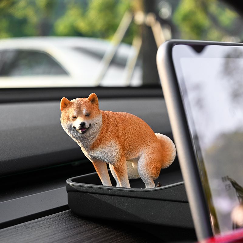 คนดังอินเทอร์เน็ต-shiba-inu-คนเซ่อตกแต่งรถสร้างสรรค์รถอึลูกสุนัขรถสร้างสรรค์ของขวัญตกแต่ง