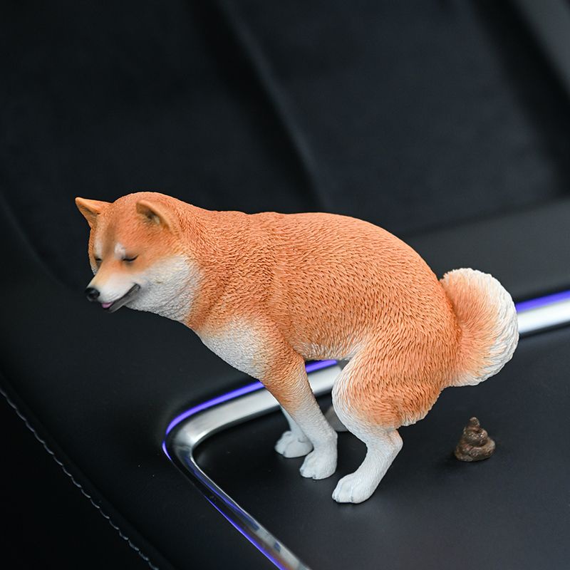 คนดังอินเทอร์เน็ต-shiba-inu-คนเซ่อตกแต่งรถสร้างสรรค์รถอึลูกสุนัขรถสร้างสรรค์ของขวัญตกแต่ง