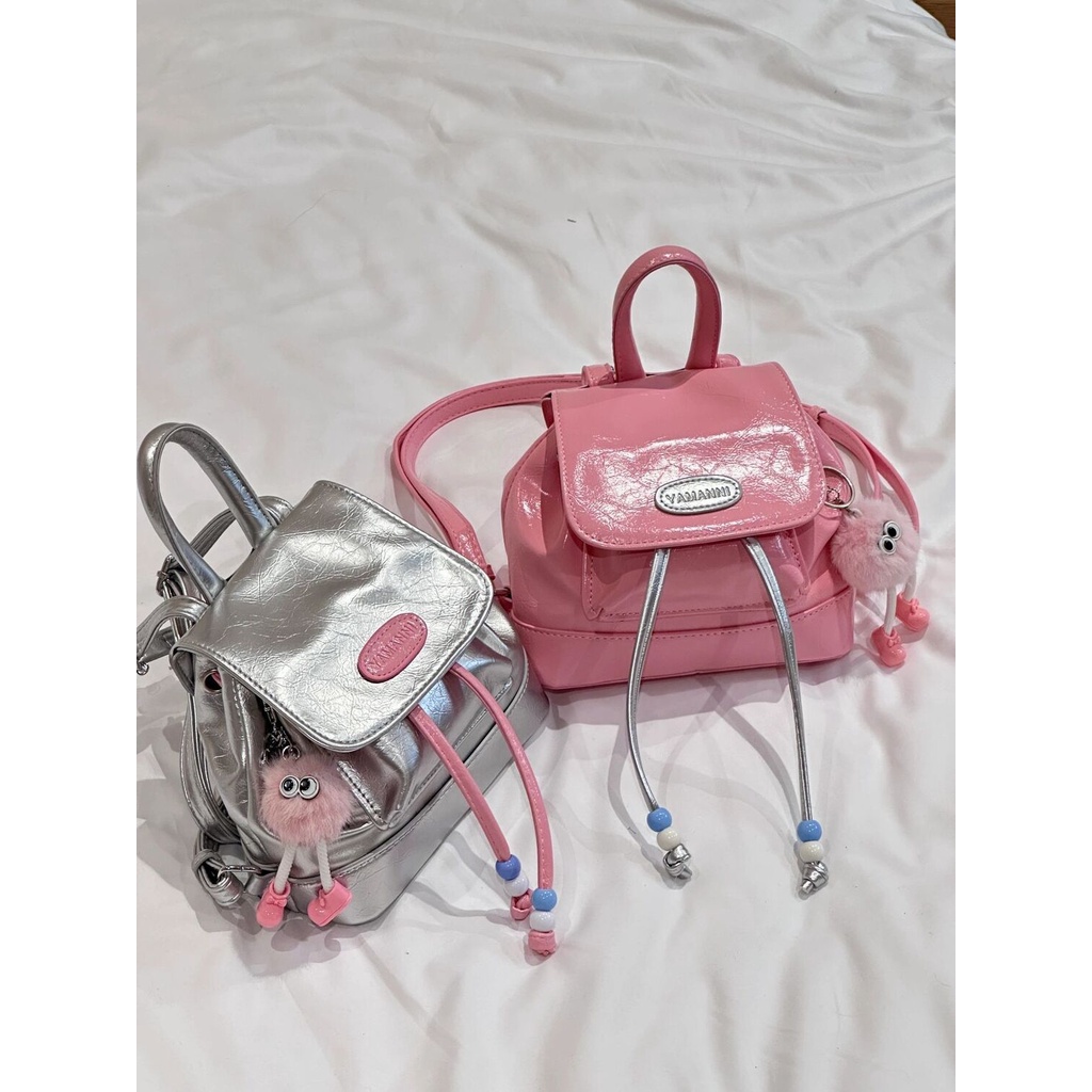 chunri-ranch-niche-retro-backpack-2023-ใหม่นักเรียนน่ารักกระเป๋าเป้สะพายหลังใบเล็ก-advanced-denim-small-bag