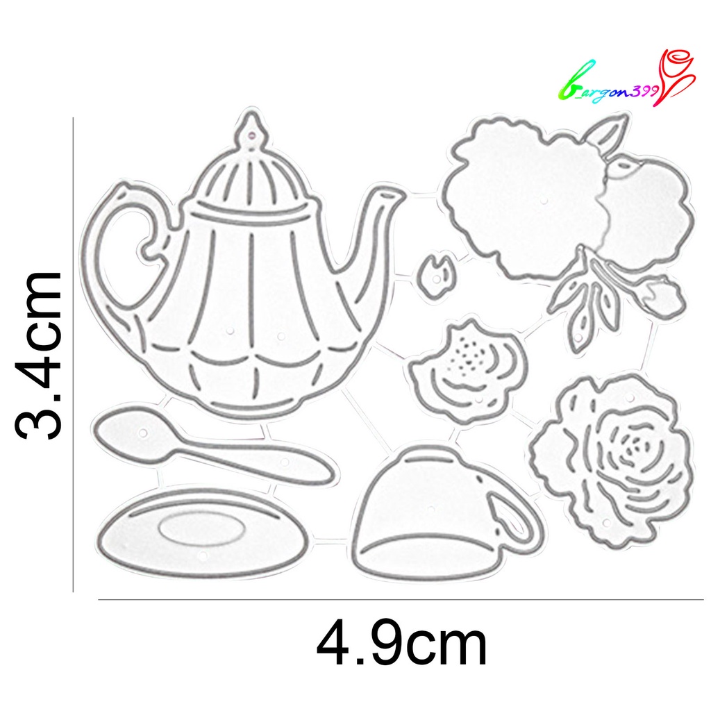ag-cutting-mold-teacup-flower-pattern-educational-carbon-steel-diy-card-decorative-template-for-kids
