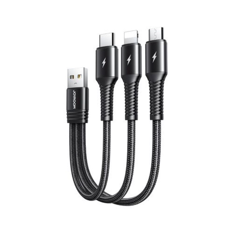 พร้อมส่ง-joyroom-สายชาร์จ-3in1-สัน-s-01530g9-3in1-short-charging-cable-สายชาร์จ-3in1-ยาว-15-ซม-3-5a