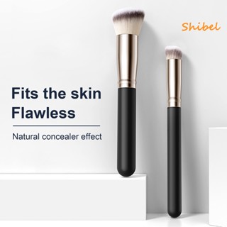 HOT_ แปรงคอนซีลเลอร์ใบหน้าเส้นใยประดิษฐ์ Contouring แต่งหน้ามัลติฟังก์ชั่นใต้ตาคอนซีลเลอร์แปรงแป้งฝุ่นบลัชออนรองพื้นแปรงแต่งหน้าเครื่องมือ