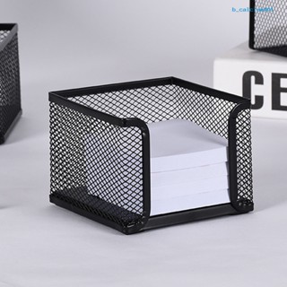 Calciwj Note Pad Storage Box Fine Mesh Large Capacity Easy Access Black Heavy Duty