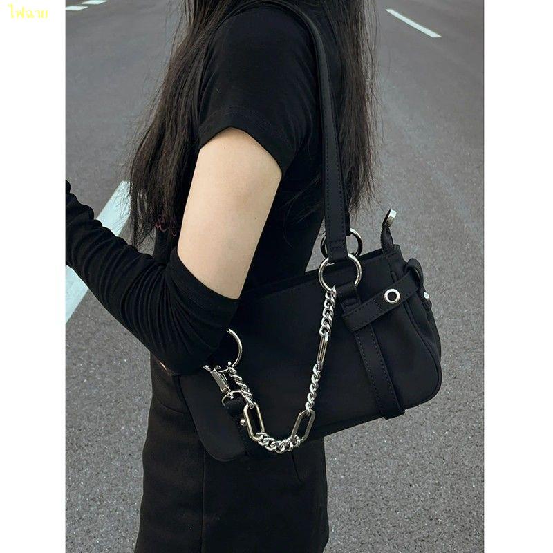 สปอตสินค้า-2023-new-chain-bag-underarm-bag-one-shoulder-messenger-handbag