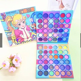 AZ-117 อายแชโดว์ONEYIOO 72 COLORS EYE SHADOW อายแชโดว์เนื้อสีติดทน สีสันสดใส ยิ่งอายแชโดว์เนื้อดี สีแจ่ม