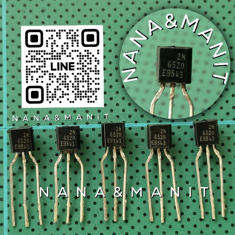 2N6520 TO-92 PNP 500mA 350V (งานแท้) แพ็คละ10ตัว | Shopee Thailand