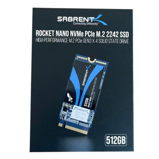 Sabrent 512GB Rocket Nano NVMe PCIe 3.0 M.2 2242 SSD (1700MB/s), SB-1342-512