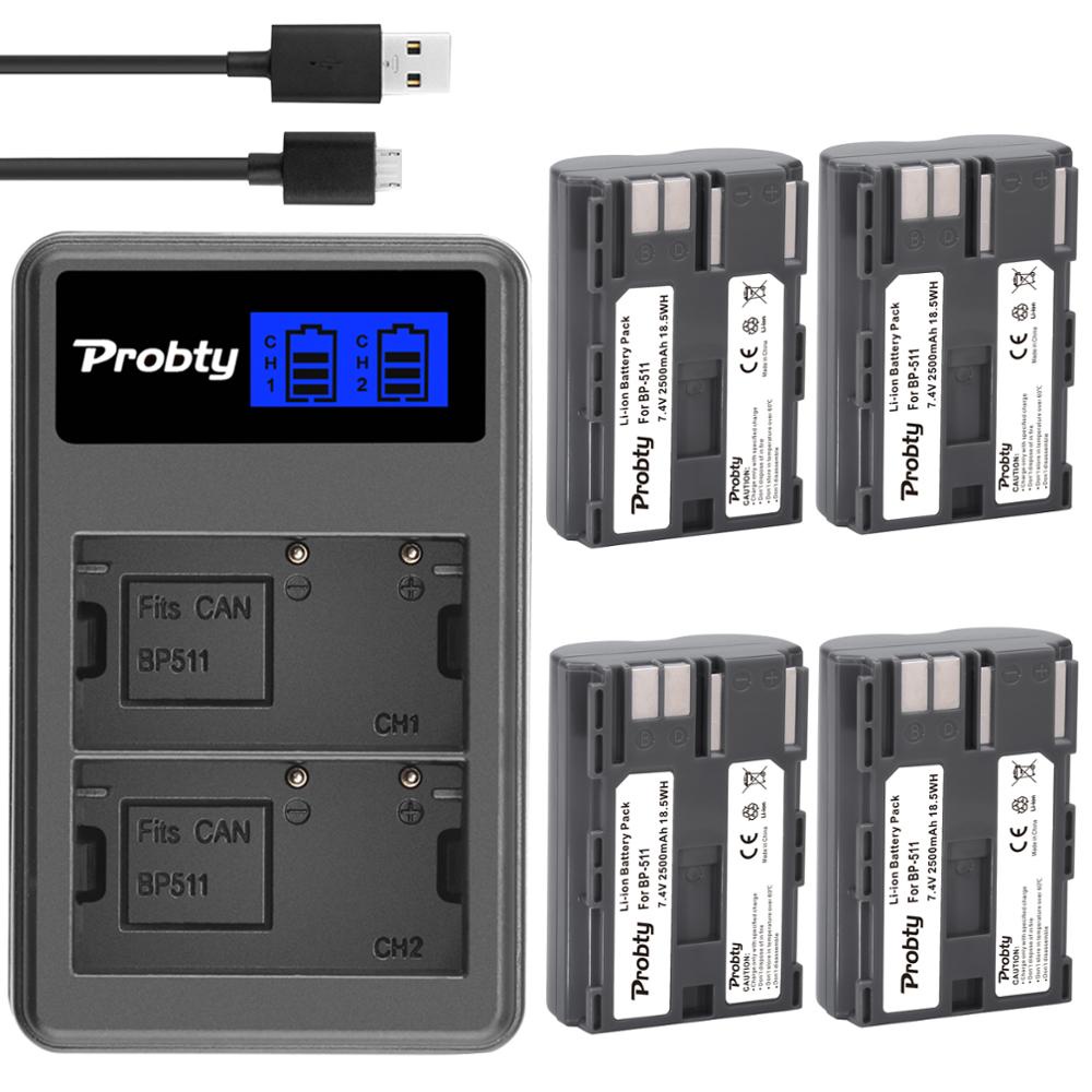 DSTE CB-5L Caricabatterie USB Doppio Per Canon BP-511, BP-508, BP-511A – Ricarica Da Power Bank O PC - 2