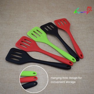 【AG】Heat Resistant Slotted Spatula Food Grade Silicone One Piece Design Fish Turner for Home