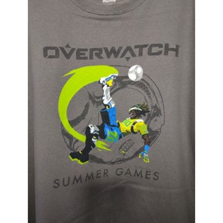 เสื้อยืด มือสอง ลายเกมส์ Overwatch อก 52 ยาว 30