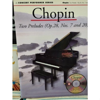 CPS : CHOPIN - TWO PRELUDES (OP.28, NOS.7 AND 20) W/CD (MSL)9780825617355