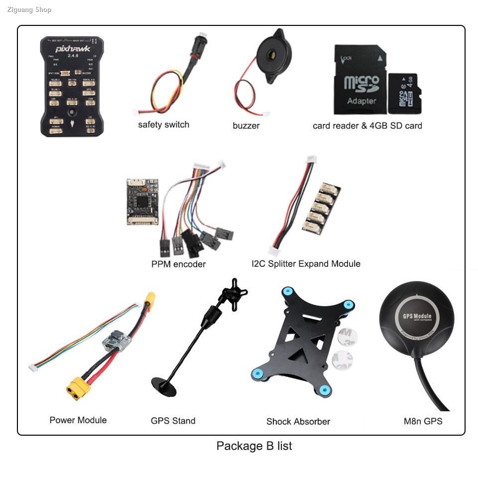 Pixhawk PX4 PIX 2.4.8 32 Bit Flight Controller w/ 4G SD Safety Switch ...