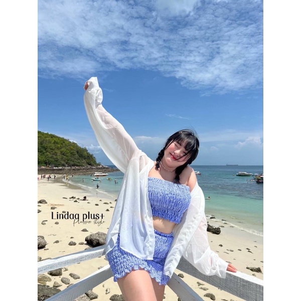 chubbychuu-40-เกาะอก-กระโปรงทรงเอ-สม๊อครอบตัว