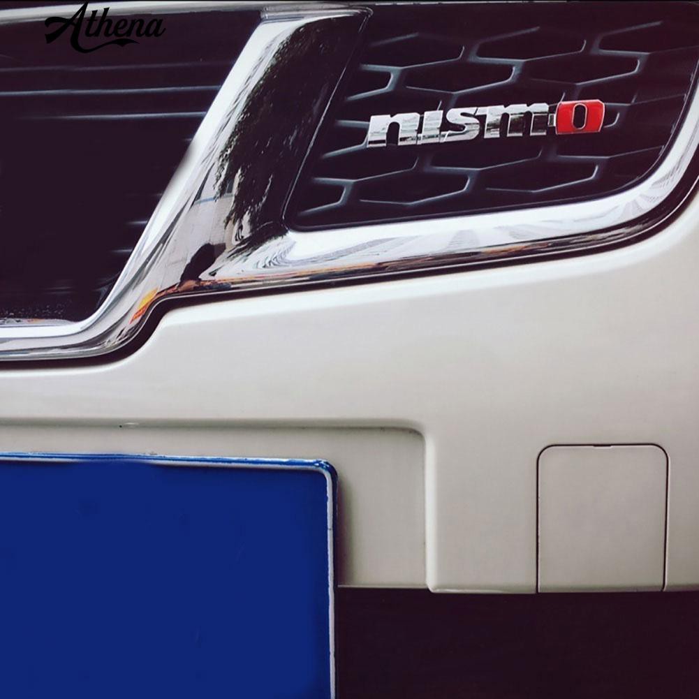 nismo-สติ๊กเกอร์โลหะลายตัวอักษรสําหรับติดตกแต่งรถยนต์